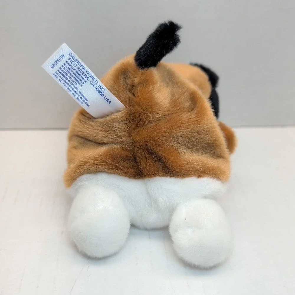 Aurora Palm Pals Plush Bundle Peebs Calico Cat Marty Moose Ladybug Set of 3